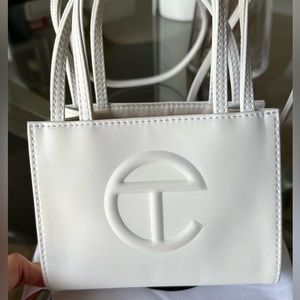 Small white Telfar bag